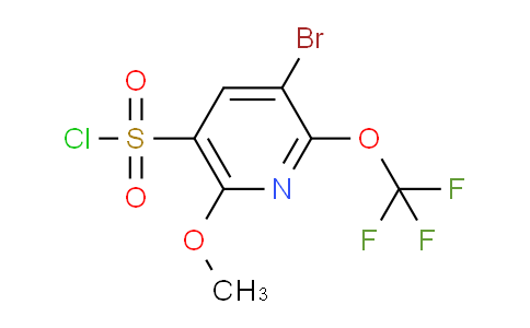 AM186748 | 1806141-27-4 | 3-Bromo-6-methoxy-2-(trifluoromethoxy)pyridine-5-sulfonyl chloride