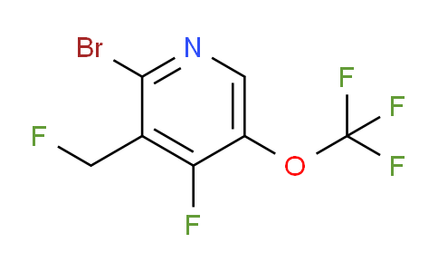 AM186751 | 1804398-25-1 | 2-Bromo-4-fluoro-3-(fluoromethyl)-5-(trifluoromethoxy)pyridine