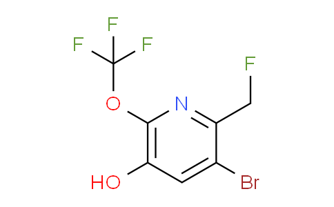 AM186753 | 1806199-74-5 | 3-Bromo-2-(fluoromethyl)-5-hydroxy-6-(trifluoromethoxy)pyridine