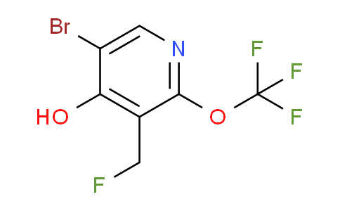 5-Bromo-3-(fluoromethyl)-4-hydroxy-2-(trifluoromethoxy)pyridine