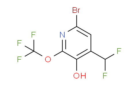 AM186775 | 1804444-44-7 | 6-Bromo-4-(difluoromethyl)-3-hydroxy-2-(trifluoromethoxy)pyridine