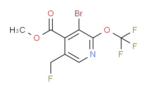 AM186780 | 1804452-20-7 | Methyl 3-bromo-5-(fluoromethyl)-2-(trifluoromethoxy)pyridine-4-carboxylate