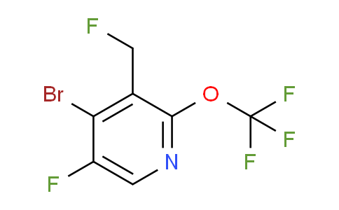 AM186785 | 1804648-68-7 | 4-Bromo-5-fluoro-3-(fluoromethyl)-2-(trifluoromethoxy)pyridine