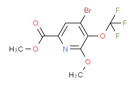 AM186812 | 1806079-65-1 | Methyl 4-bromo-2-methoxy-3-(trifluoromethoxy)pyridine-6-carboxylate