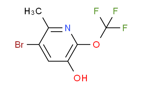 3-Bromo-5-hydroxy-2-methyl-6-(trifluoromethoxy)pyridine