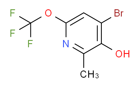4-Bromo-3-hydroxy-2-methyl-6-(trifluoromethoxy)pyridine