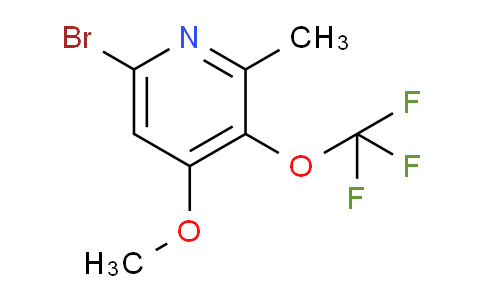 6-Bromo-4-methoxy-2-methyl-3-(trifluoromethoxy)pyridine