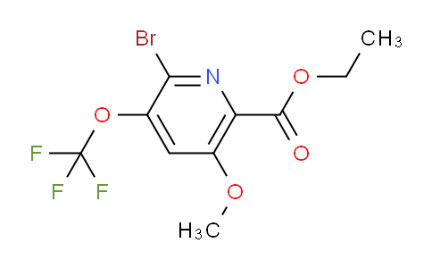 AM186834 | 1804577-51-2 | Ethyl 2-bromo-5-methoxy-3-(trifluoromethoxy)pyridine-6-carboxylate