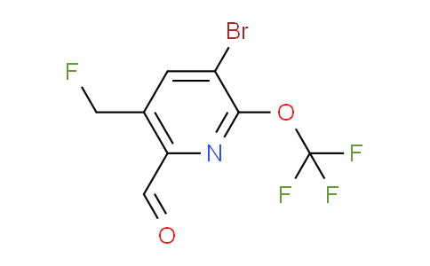 AM186836 | 1804636-81-4 | 3-Bromo-5-(fluoromethyl)-2-(trifluoromethoxy)pyridine-6-carboxaldehyde