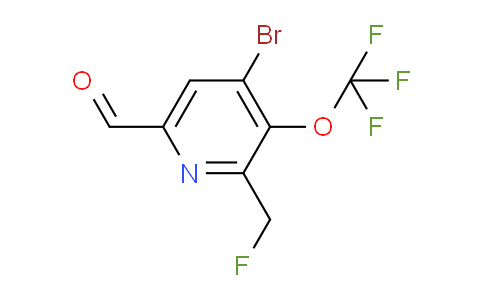 AM186840 | 1803528-43-9 | 4-Bromo-2-(fluoromethyl)-3-(trifluoromethoxy)pyridine-6-carboxaldehyde