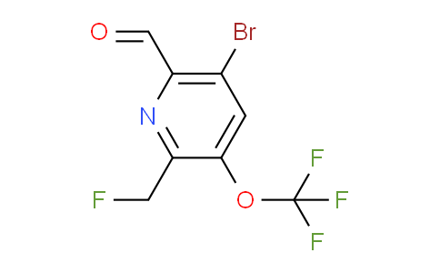 AM186848 | 1806078-31-8 | 5-Bromo-2-(fluoromethyl)-3-(trifluoromethoxy)pyridine-6-carboxaldehyde