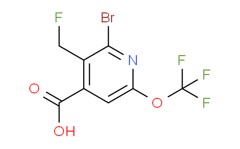 AM186853 | 1804657-83-7 | 2-Bromo-3-(fluoromethyl)-6-(trifluoromethoxy)pyridine-4-carboxylic acid