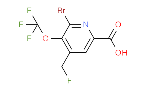 AM186854 | 1806219-06-6 | 2-Bromo-4-(fluoromethyl)-3-(trifluoromethoxy)pyridine-6-carboxylic acid