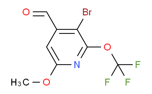 3-Bromo-6-methoxy-2-(trifluoromethoxy)pyridine-4-carboxaldehyde