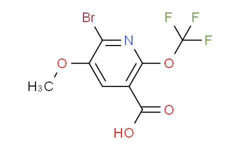 AM186885 | 1806144-93-3 | 2-Bromo-3-methoxy-6-(trifluoromethoxy)pyridine-5-carboxylic acid