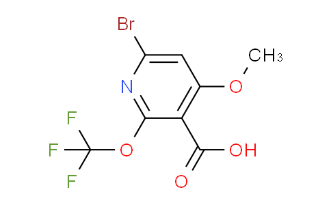 6-Bromo-4-methoxy-2-(trifluoromethoxy)pyridine-3-carboxylic acid