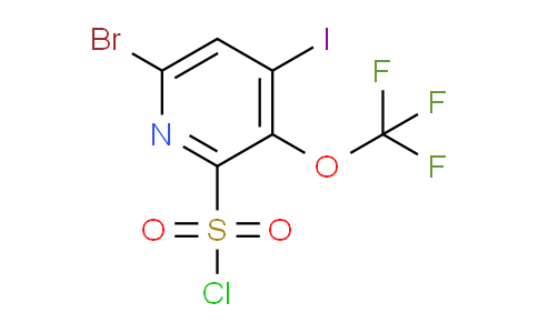 6-Bromo-4-iodo-3-(trifluoromethoxy)pyridine-2-sulfonyl chloride