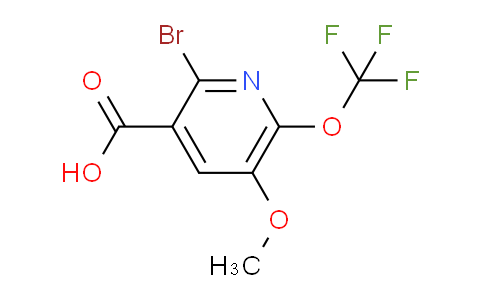 2-Bromo-5-methoxy-6-(trifluoromethoxy)pyridine-3-carboxylic acid