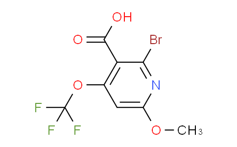 2-Bromo-6-methoxy-4-(trifluoromethoxy)pyridine-3-carboxylic acid