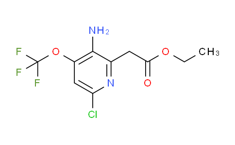 Ethyl 3-amino-6-chloro-4-(trifluoromethoxy)pyridine-2-acetate