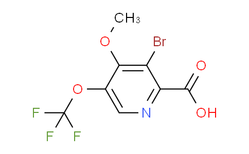 AM186902 | 1806145-05-0 | 3-Bromo-4-methoxy-5-(trifluoromethoxy)pyridine-2-carboxylic acid