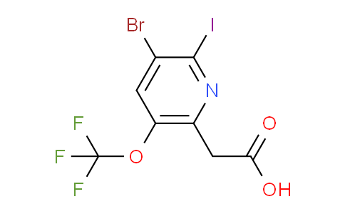 AM186905 | 1806216-23-8 | 3-Bromo-2-iodo-5-(trifluoromethoxy)pyridine-6-acetic acid