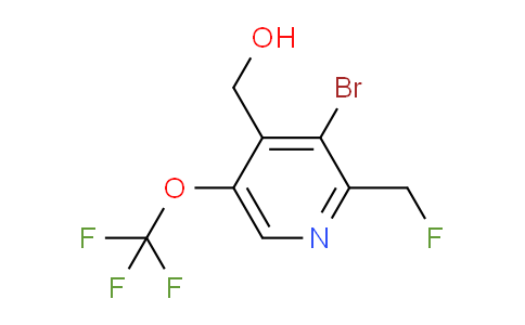 AM186914 | 1804545-89-8 | 3-Bromo-2-(fluoromethyl)-5-(trifluoromethoxy)pyridine-4-methanol