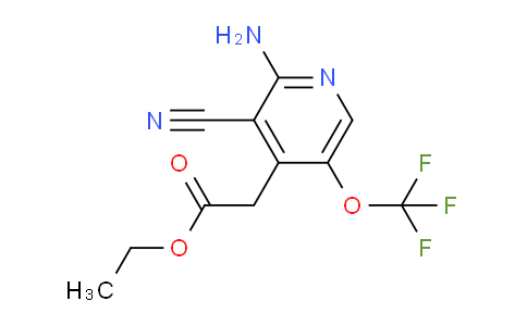 AM18695 | 1804570-91-9 | Ethyl 2-amino-3-cyano-5-(trifluoromethoxy)pyridine-4-acetate