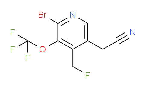 AM186952 | 1806085-66-4 | 2-Bromo-4-(fluoromethyl)-3-(trifluoromethoxy)pyridine-5-acetonitrile