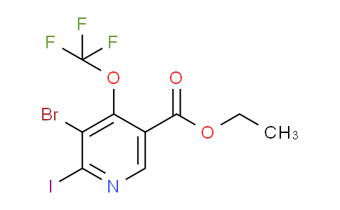 AM186953 | 1804634-32-9 | Ethyl 3-bromo-2-iodo-4-(trifluoromethoxy)pyridine-5-carboxylate