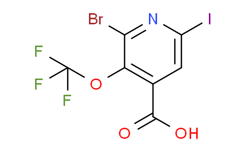 AM186968 | 1803969-55-2 | 2-Bromo-6-iodo-3-(trifluoromethoxy)pyridine-4-carboxylic acid