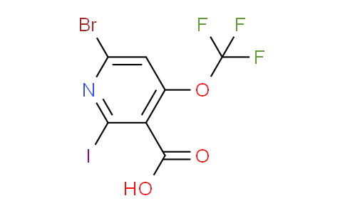 AM186970 | 1804563-98-1 | 6-Bromo-2-iodo-4-(trifluoromethoxy)pyridine-3-carboxylic acid