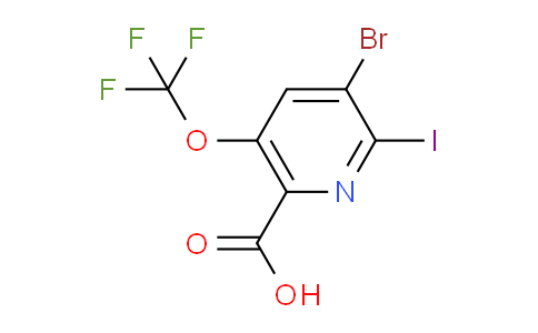 AM186975 | 1803989-45-8 | 3-Bromo-2-iodo-5-(trifluoromethoxy)pyridine-6-carboxylic acid