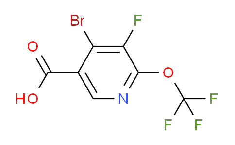 AM186980 | 1806215-44-0 | 4-Bromo-3-fluoro-2-(trifluoromethoxy)pyridine-5-carboxylic acid