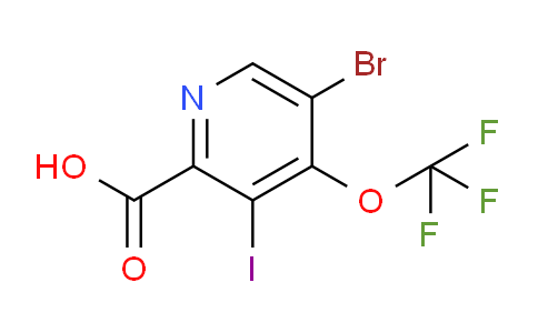 AM186982 | 1803969-62-1 | 5-Bromo-3-iodo-4-(trifluoromethoxy)pyridine-2-carboxylic acid