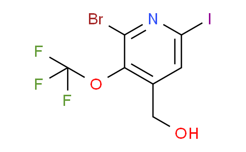 2-Bromo-6-iodo-3-(trifluoromethoxy)pyridine-4-methanol