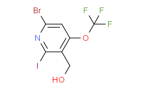 6-Bromo-2-iodo-4-(trifluoromethoxy)pyridine-3-methanol