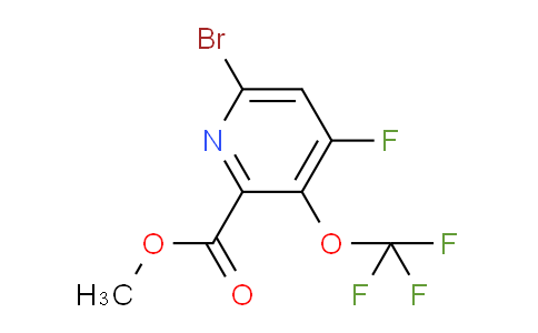 Methyl 6-bromo-4-fluoro-3-(trifluoromethoxy)pyridine-2-carboxylate