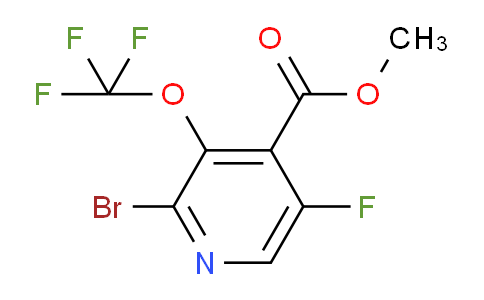 Methyl 2-bromo-5-fluoro-3-(trifluoromethoxy)pyridine-4-carboxylate