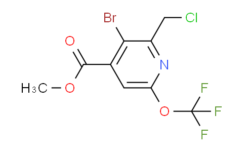 AM187007 | 1804655-90-0 | Methyl 3-bromo-2-(chloromethyl)-6-(trifluoromethoxy)pyridine-4-carboxylate
