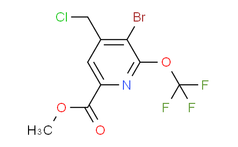 AM187008 | 1803527-64-1 | Methyl 3-bromo-4-(chloromethyl)-2-(trifluoromethoxy)pyridine-6-carboxylate