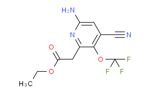 AM18702 | 1804451-50-0 | Ethyl 6-amino-4-cyano-3-(trifluoromethoxy)pyridine-2-acetate