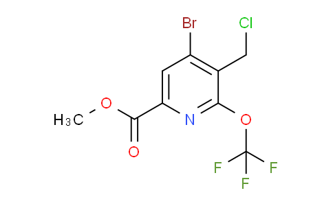 AM187020 | 1804448-40-5 | Methyl 4-bromo-3-(chloromethyl)-2-(trifluoromethoxy)pyridine-6-carboxylate