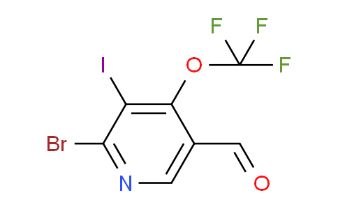 AM187028 | 1806111-31-8 | 2-Bromo-3-iodo-4-(trifluoromethoxy)pyridine-5-carboxaldehyde