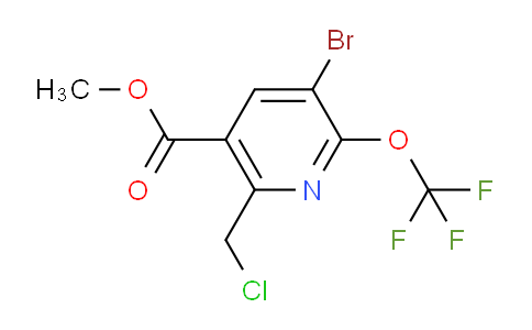 Methyl 3-bromo-6-(chloromethyl)-2-(trifluoromethoxy)pyridine-5-carboxylate