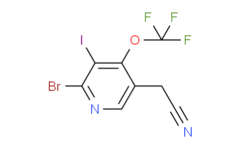 AM187033 | 1806116-20-0 | 2-Bromo-3-iodo-4-(trifluoromethoxy)pyridine-5-acetonitrile