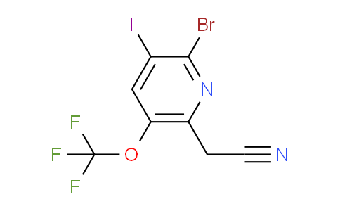 AM187036 | 1804594-75-9 | 2-Bromo-3-iodo-5-(trifluoromethoxy)pyridine-6-acetonitrile