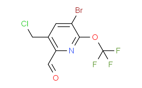 AM187043 | 1804543-57-4 | 3-Bromo-5-(chloromethyl)-2-(trifluoromethoxy)pyridine-6-carboxaldehyde