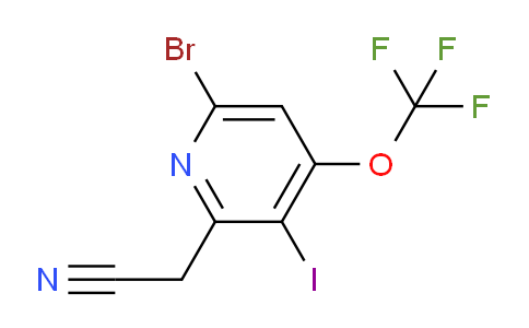 AM187046 | 1803678-91-2 | 6-Bromo-3-iodo-4-(trifluoromethoxy)pyridine-2-acetonitrile