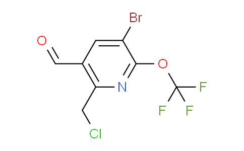 AM187056 | 1806206-89-2 | 3-Bromo-6-(chloromethyl)-2-(trifluoromethoxy)pyridine-5-carboxaldehyde